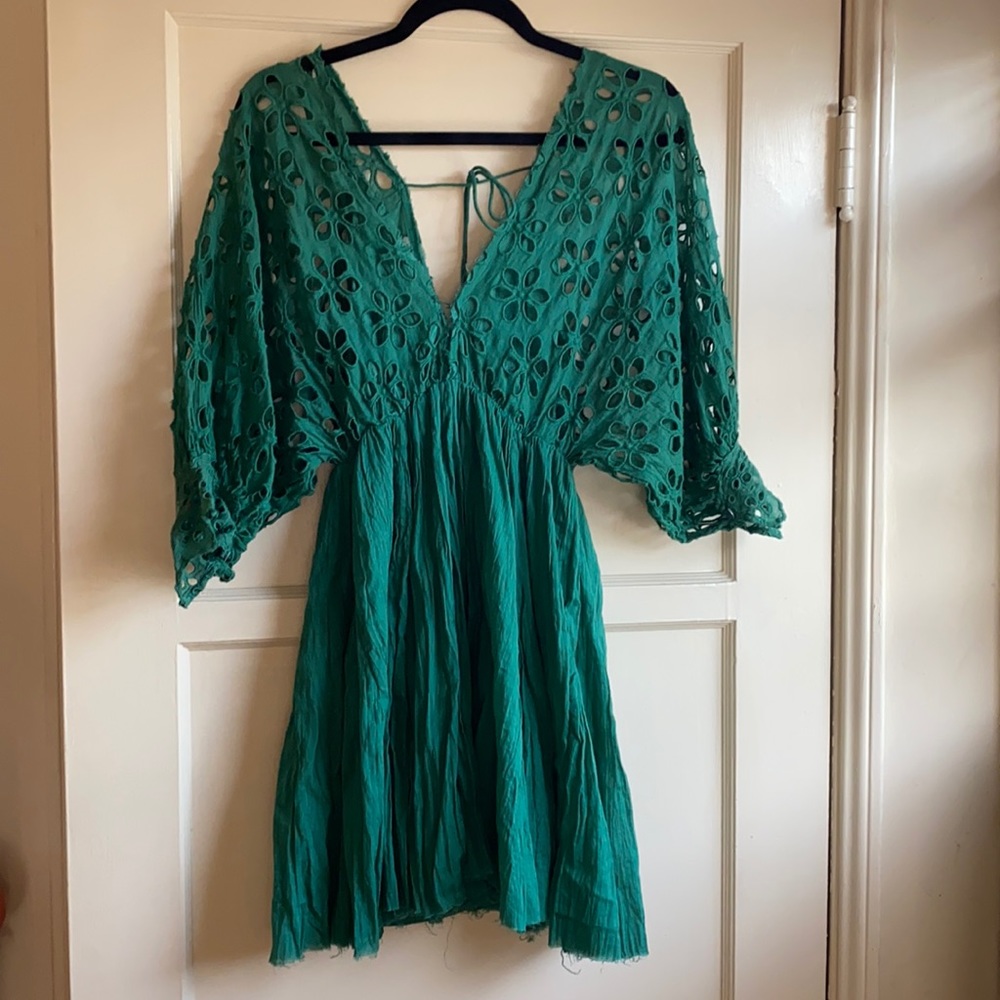 Free people one crochet top dress